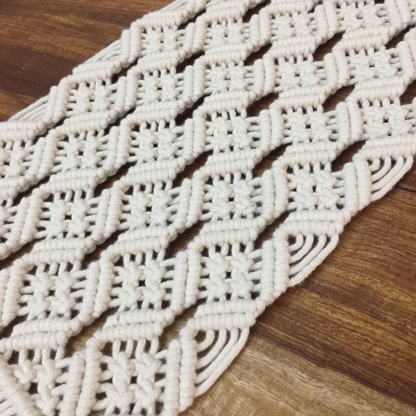 Tấm lót bàn ăn Macrame - 30x80cm - Ảnh 2