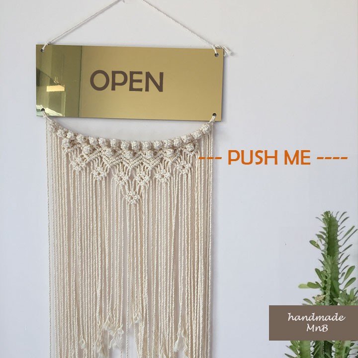 Bảng treo cửa OPEN - CLOSE - Trang trí nhà cửa, homestay của bạn - Ảnh 3