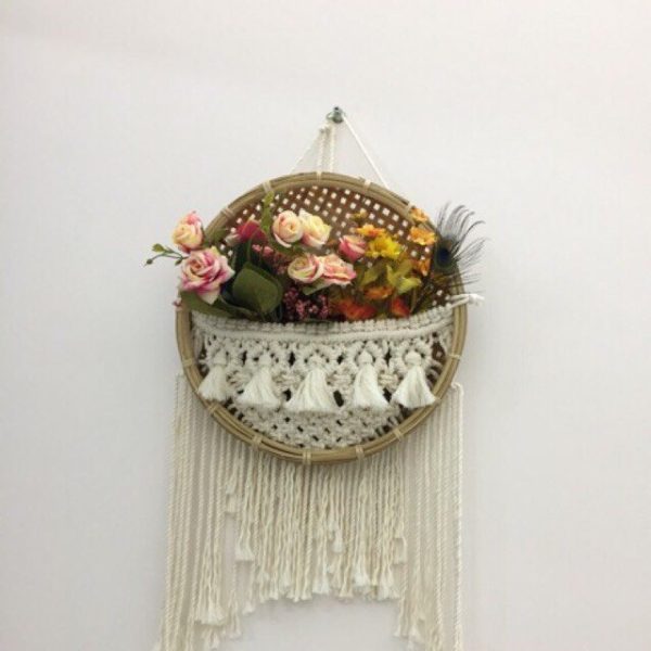Giỏ Tre trang trí treo tường - Ảnh 3