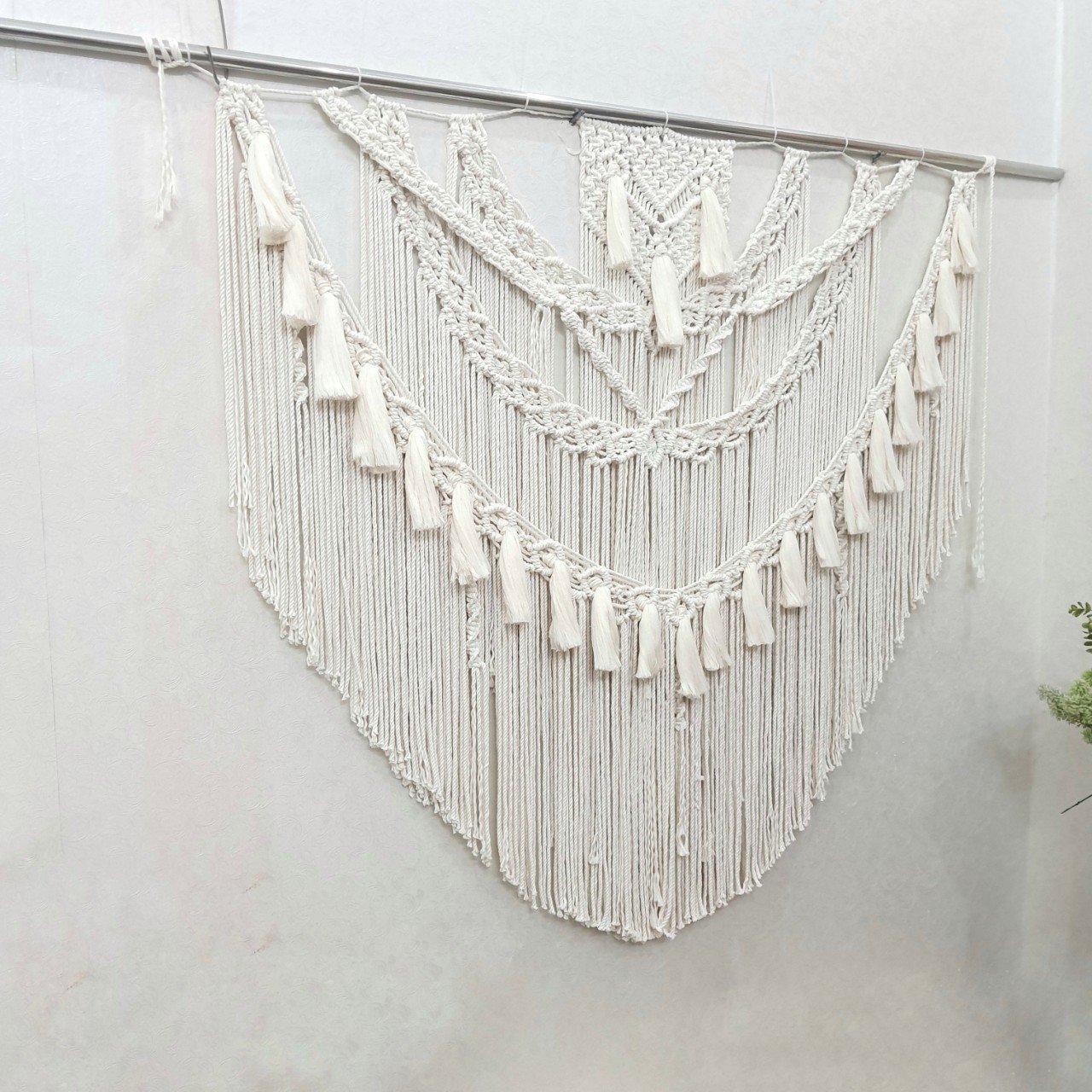 Macrame Headboard trang trí phòng ngủ - Queen size - Ảnh 2