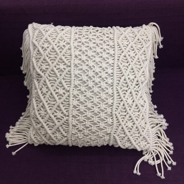 Gối trang trí macrame - Gối dùng trang trí nhà cửa nội thất