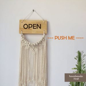 Bảng treo cửa OPEN - CLOSE - Trang trí nhà cửa, homestay của bạn