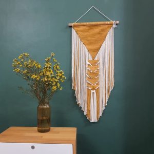Rèm trang trí Macrame họa tiết hình học