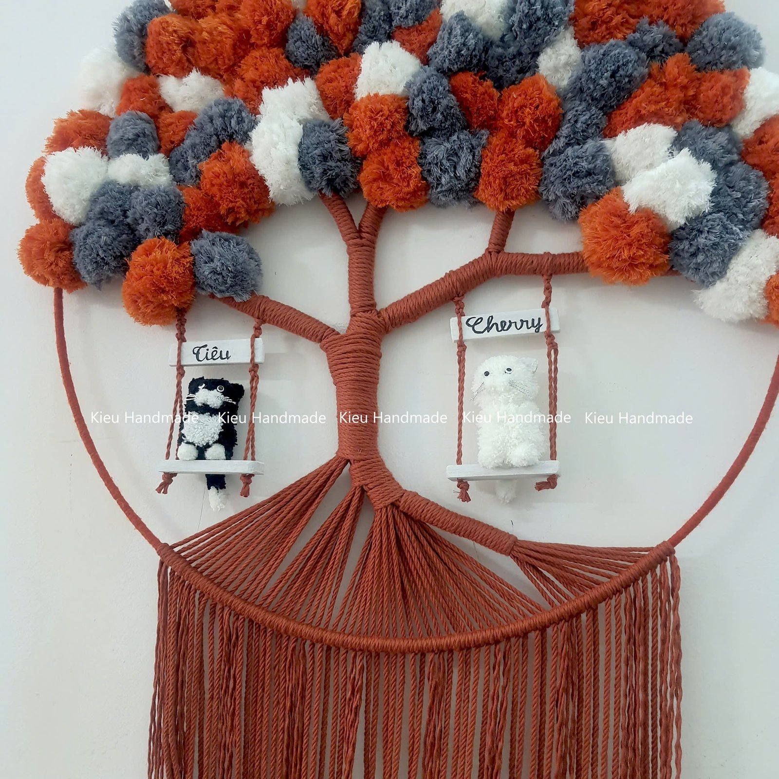 Ảnh Thật 100% Sản Phẩm của Tiệm. Treo tường Macrame Tree of Life - Ảnh 4