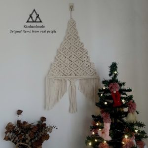 Cây thông Noel Handmade Macrame - Ảnh Thật
