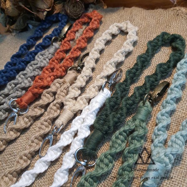 Móc khoá macrame Boho, móc treo chìa khoá, móc túi xách - Ảnh 2
