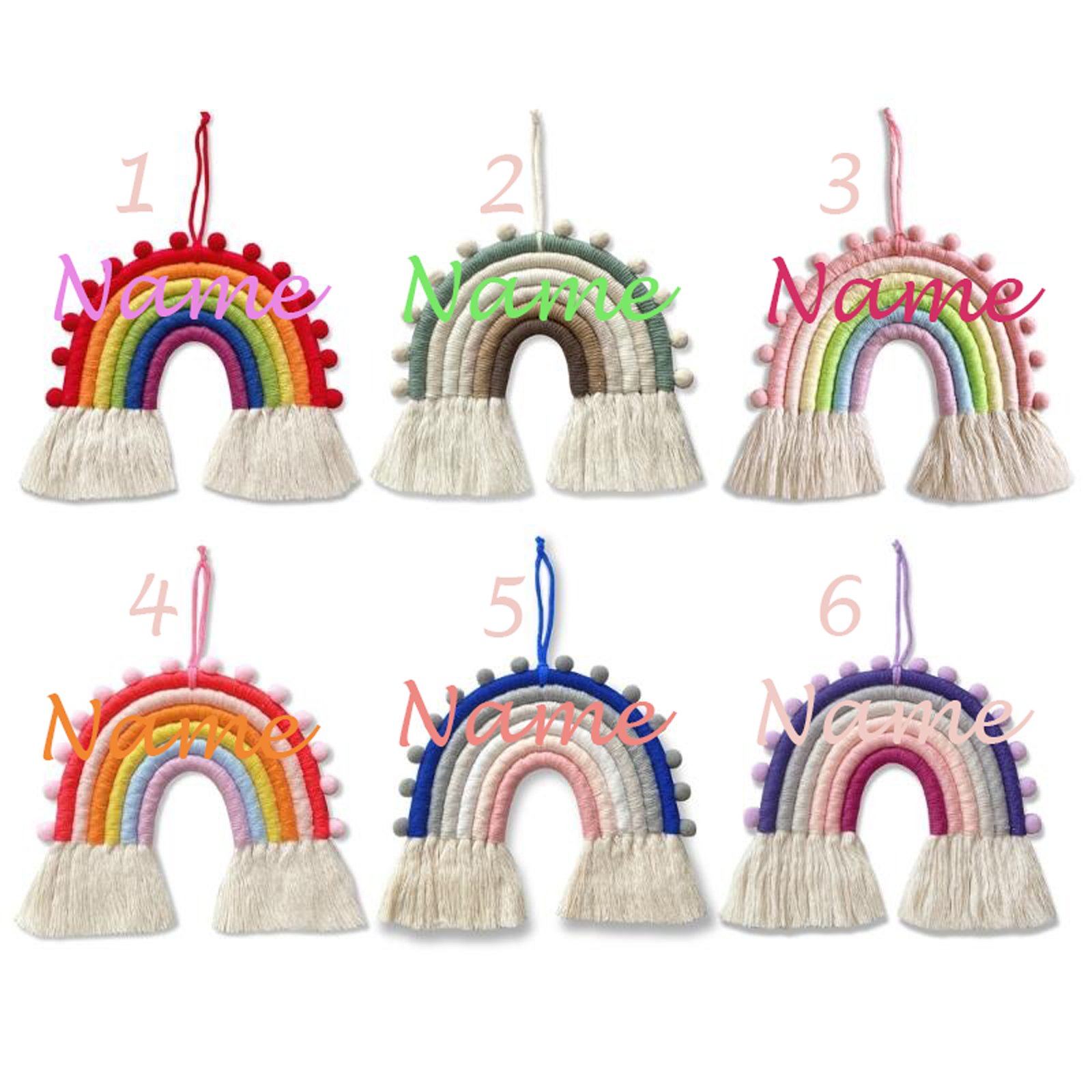 Bộ KIT nguyên liệu macrame làm Cầu vồng size lớn - Kèm video và sách hướng dẫn - Ảnh 6