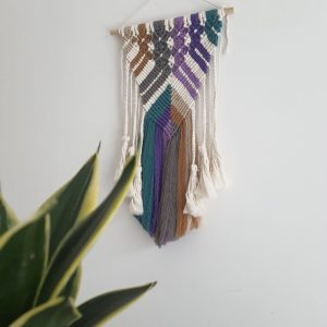Mành Trang Trí Màu Macrame