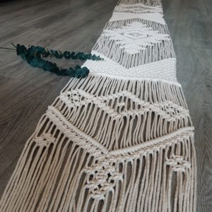 Khăn Trải Bàn Macrame Phong Cách Boho, Vintage 30x180cm