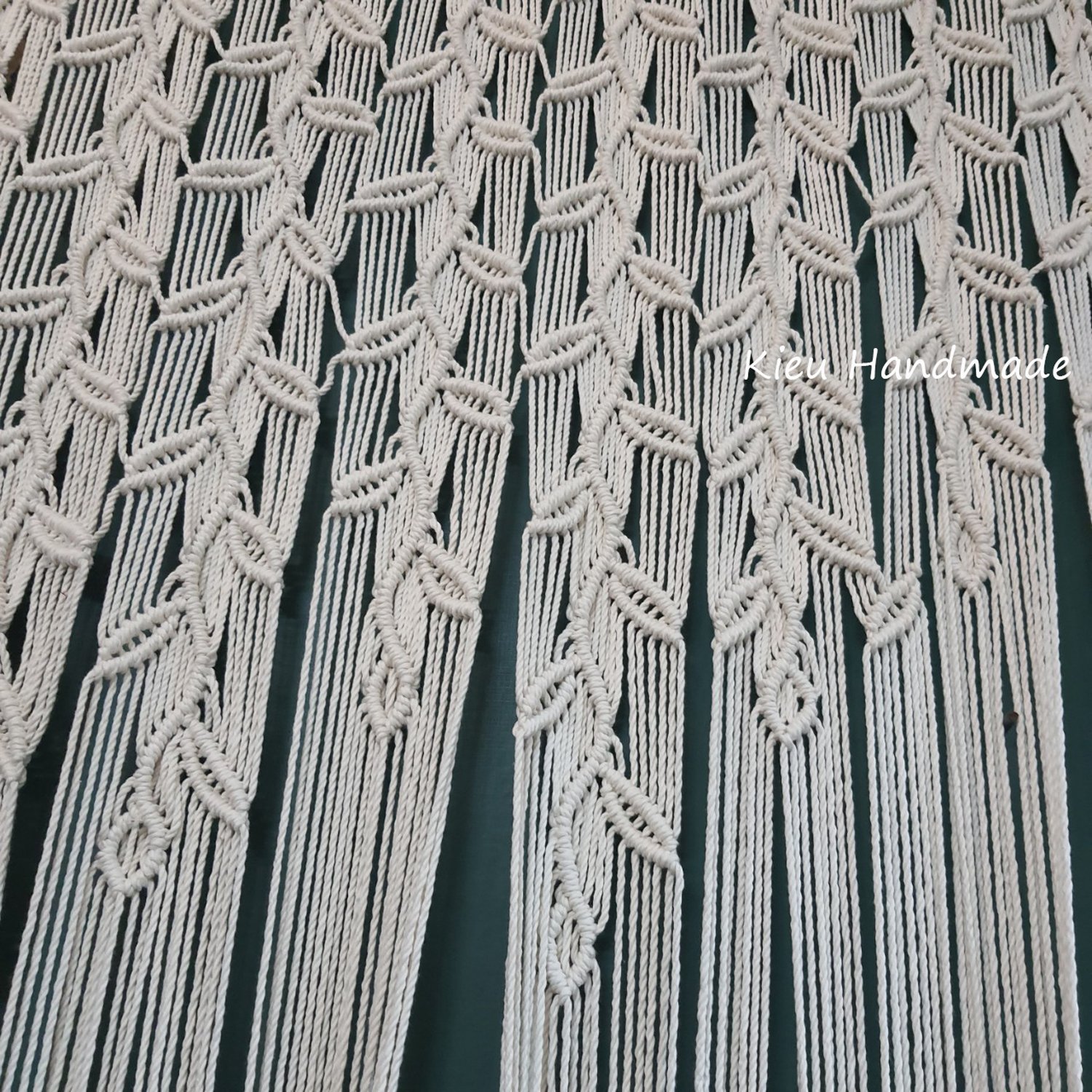 Rèm Cửa Sổ Chống Nắng Đẹp Thắt Bằng Dây Thừng Macrame - Ảnh 2