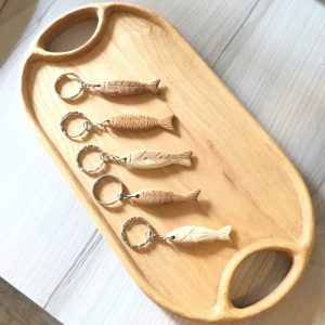 Móc khoá cá gỗ - sản phẩm móc chìa khóa