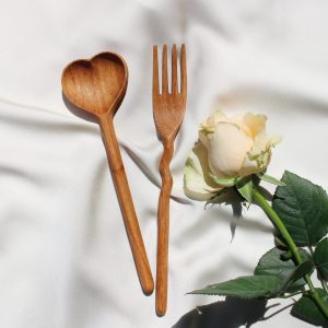 Muỗng Gỗ Trái Tim– Sản phẩm Decor, Vật dụng nhà bếp