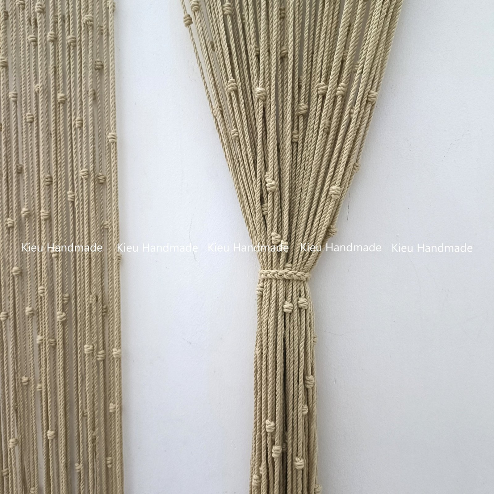 Rèm Ngăn Không Gian Phòng Khách Phòng Ngủ Cho Chung Cư bằng Macrame - Ảnh 6