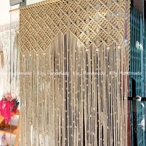 Rèm Ngăn Không Gian Phòng Khách Phòng Ngủ Cho Chung Cư bằng Macrame
